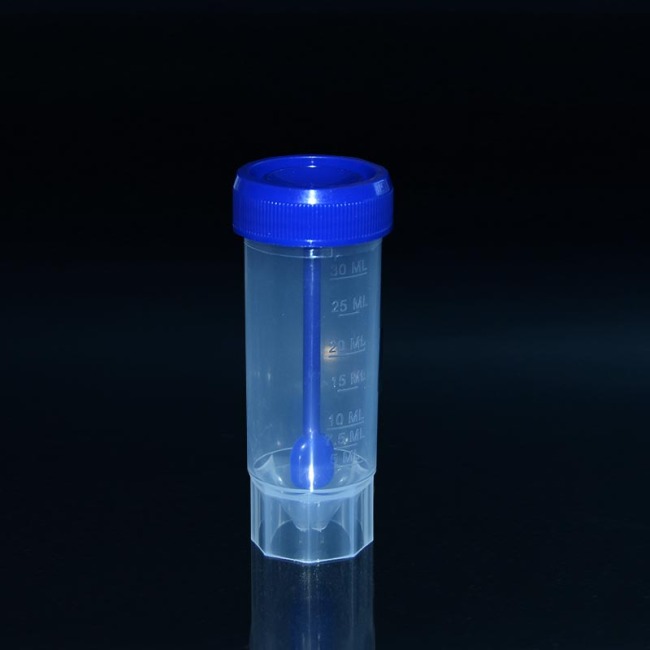 Flat Bottom 30ml Stool Collection Tubes